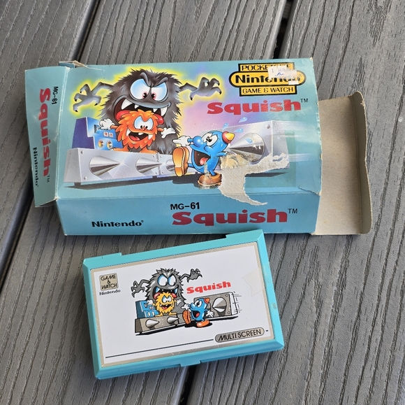 GAME & WATCH SQUISH NINTENDO UNTESTED Nintendo portable game